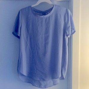 Loft Outlet short sleeve periwinkle shirt